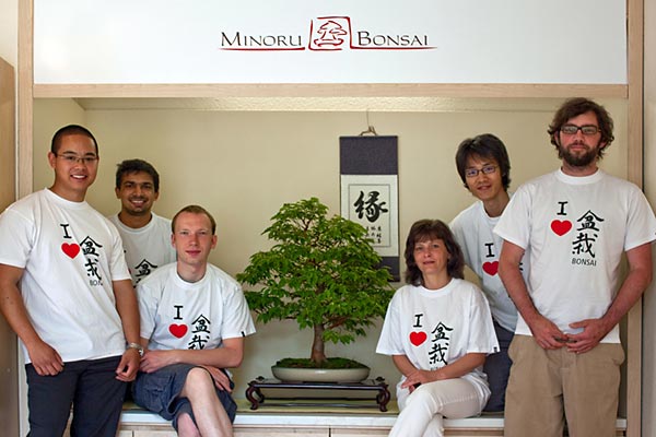 Michael Tran und das Team von Minoru Bonsai
